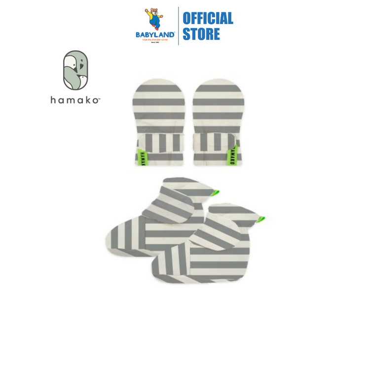 Hamako Striped Forest Mitten & Booties