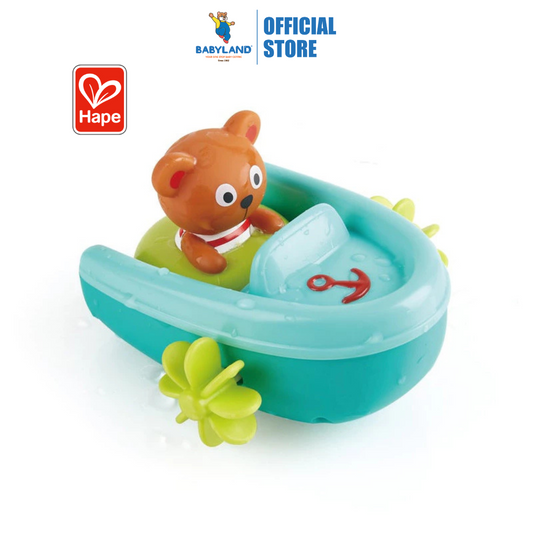 Hape 0217 Tubing Pull-Back Boat Suitable for Age 18+ Months