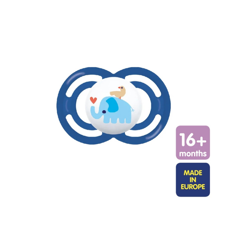 MAM Perfect Pacifier (16m+) Softer Baby Soother with Self Sterilising Travel Case