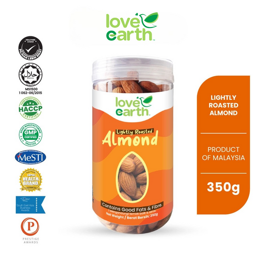 Love Earth Lightly Roasted Almond 350g