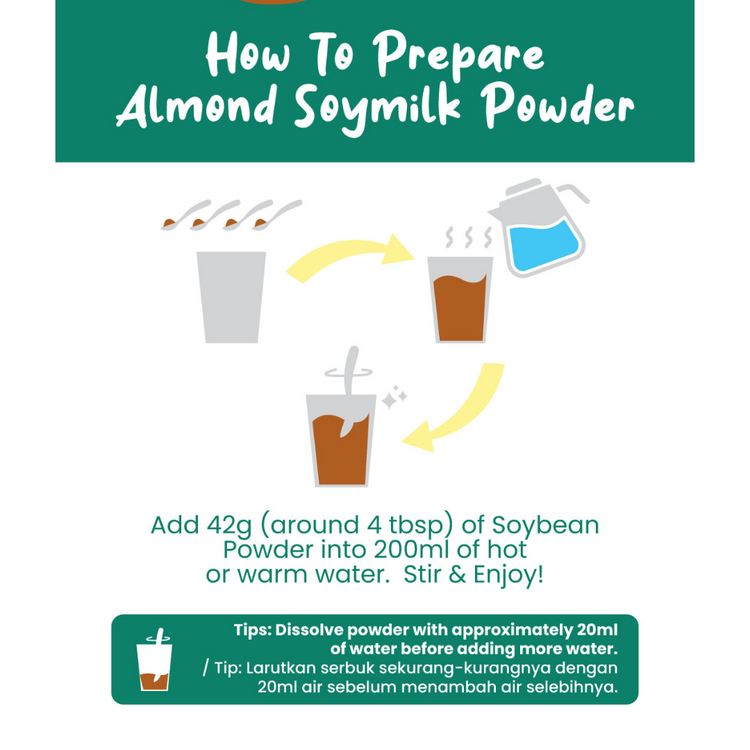 Love Earth Almond Soymilk Powder 500g