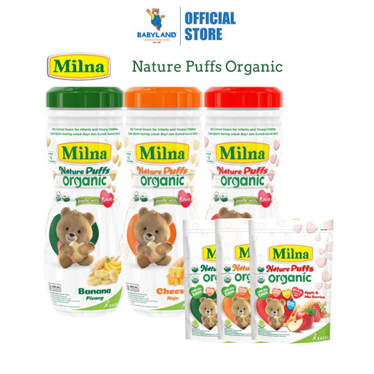 Milna Nature Puff Organic (Bottle) 15g/ 42g