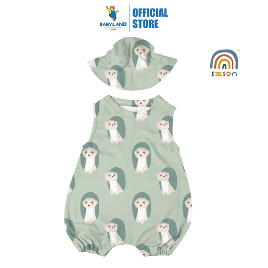 Saeson TENCEL Basic Jumpsuit Set - Meerkat