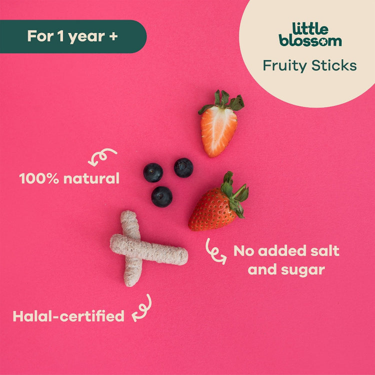 Little Blossom Fruity Sticks 12g - Mixed Berry