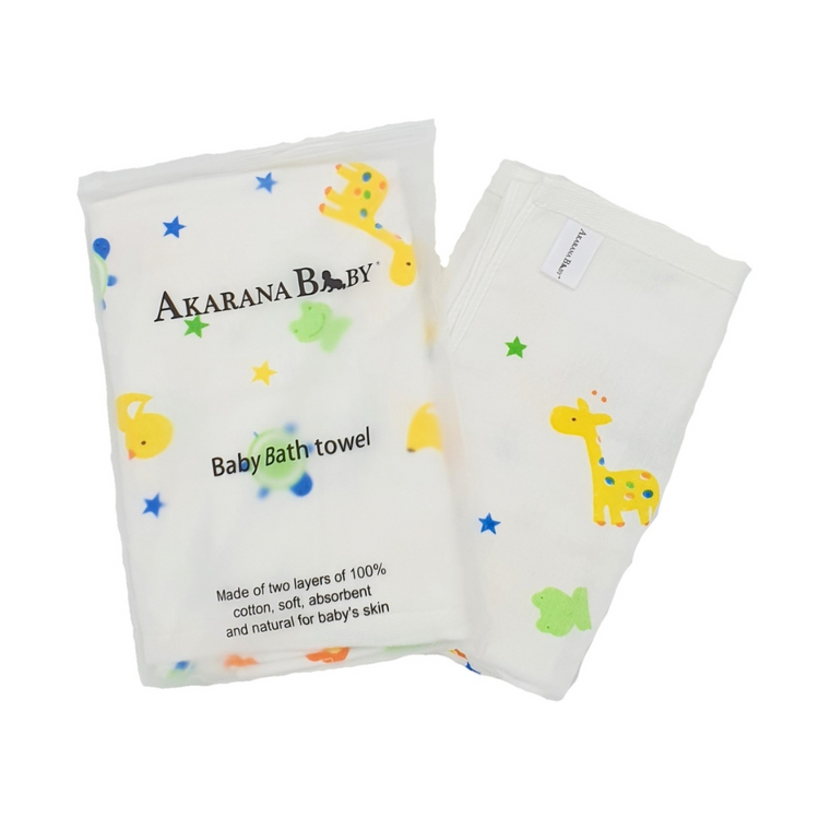 Akarana Baby Premium Baby and Kids Super Soft Cotton Bath Towel (60x120cm)