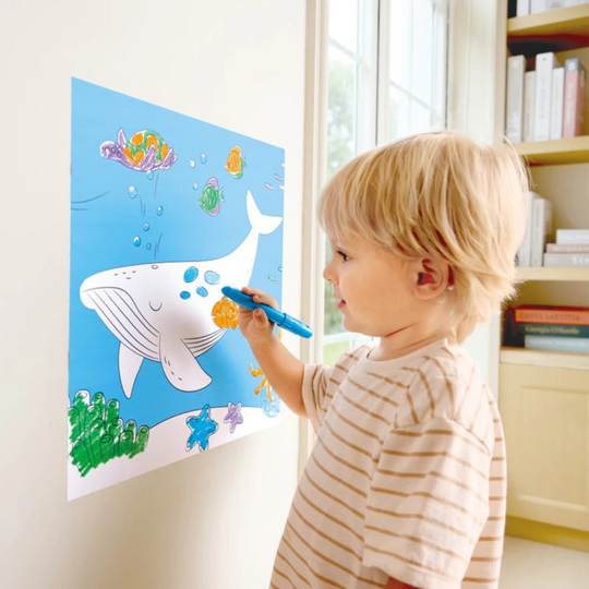 Hape 2018 Ocean Doodle Paper Roll Suitable For Age 3-6 Years