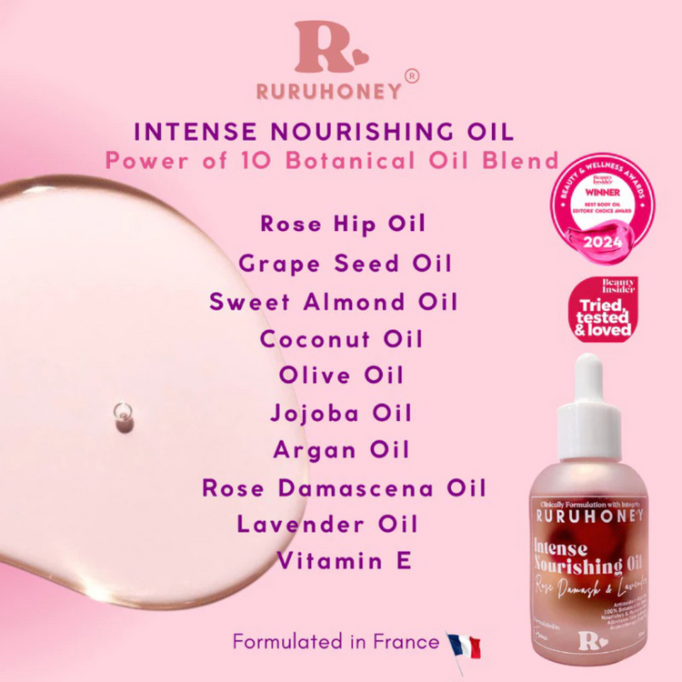 RuruHoney Intense Nourishing Oil 30ml (KKM Notified, 100% Natural)