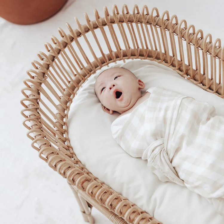 Mils and Key Swaddle - Bamboo + Cotton Swaddle (120cm x 120 cm)