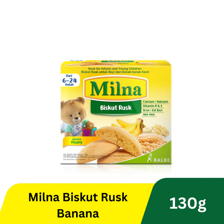 Milna Baby Biskut Rusk (130g) For 6+ Babies