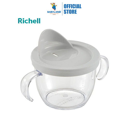Richell Axstars Cup De Direct Drink - Light Grey (7m+) (150ml)