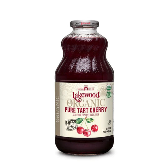 Lakewood Gluten Free Organic Pure Tart Cherry Juice (32oz) - Gout Relieve & Insomnia