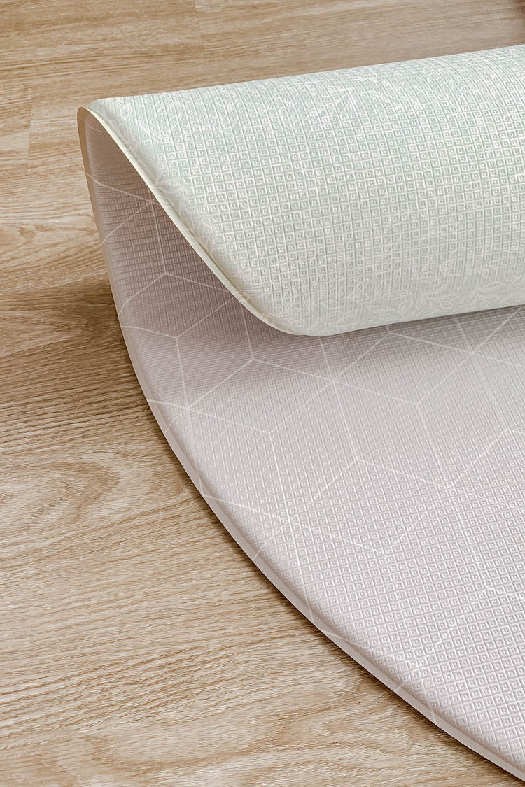 GingerBubs Rimba Play Mat Round - Mint Green (140cm x 1.5cm)