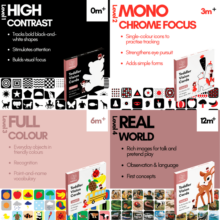 PureDays Toddler Vision Cards (0m+)