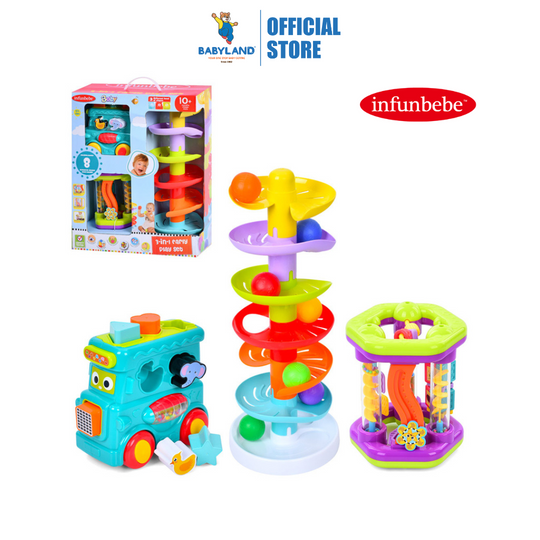 Infunbebe 3-In-1 Early Play Set (10+ Months)