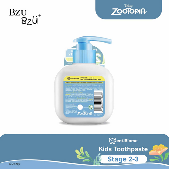 BZU BZU DentiBiome Kids Toothpaste (Blueberry) (Stage 2-3) - 150g