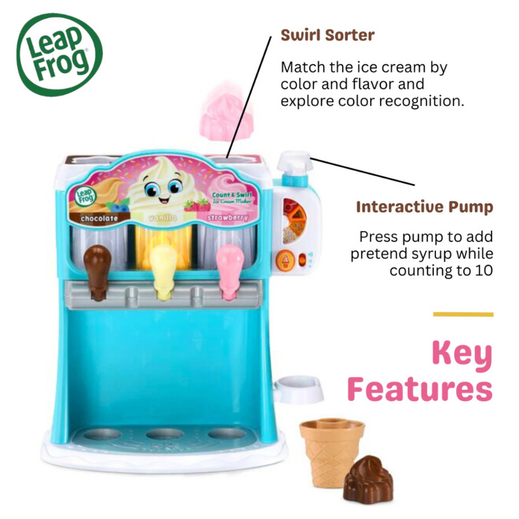LeapFrog Count & Swirl Ice Cream Maker (2y+)