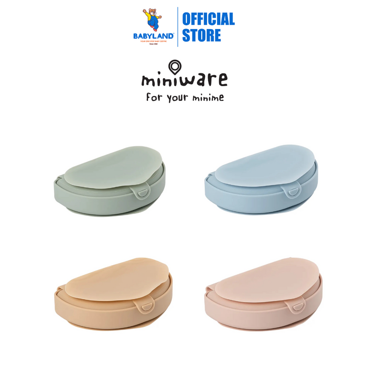 Miniware Silifold (Foldable Silicone Plate): Compact Children's Portable Plate