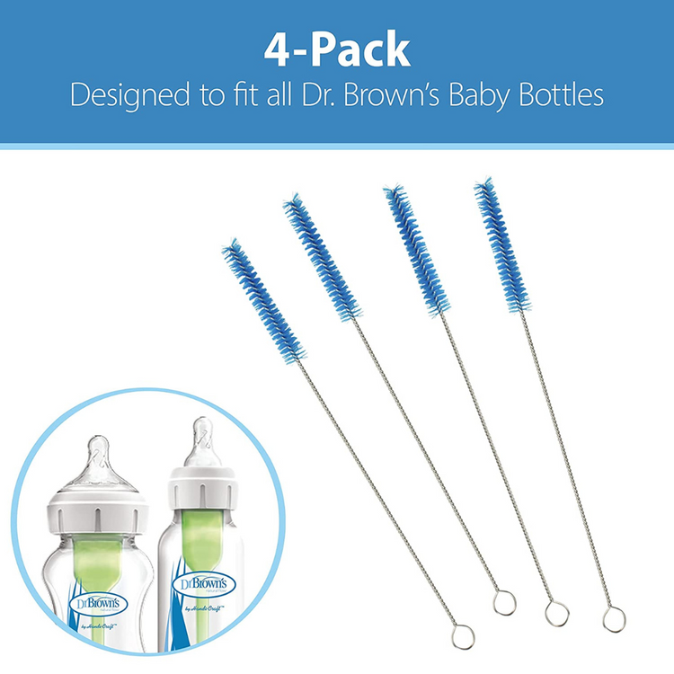 Dr Brown's Natural Flow Deep Cleaning Brushes (4pcs)