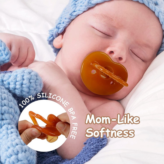 Haakaa Silicone Dummy Pacifier - Amber (3 months+)