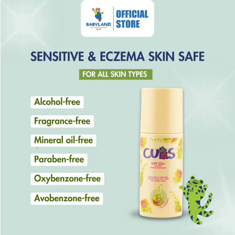 CUBS SPF30+ Mineral Sunscreen