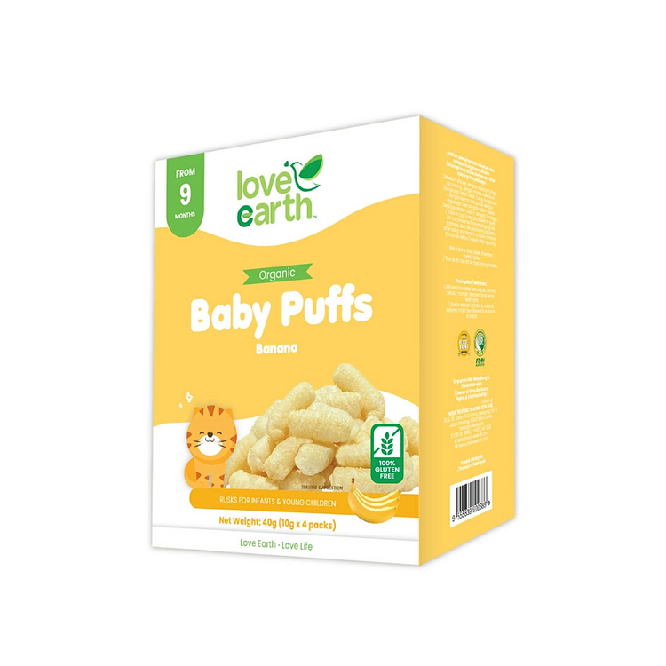 Love Earth Organic Baby Puff (10G X 4 Serving)