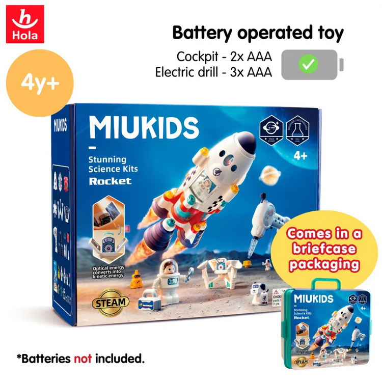 Hola Miukids Rocket (4Y+) Engineering & Hands-on Skills
