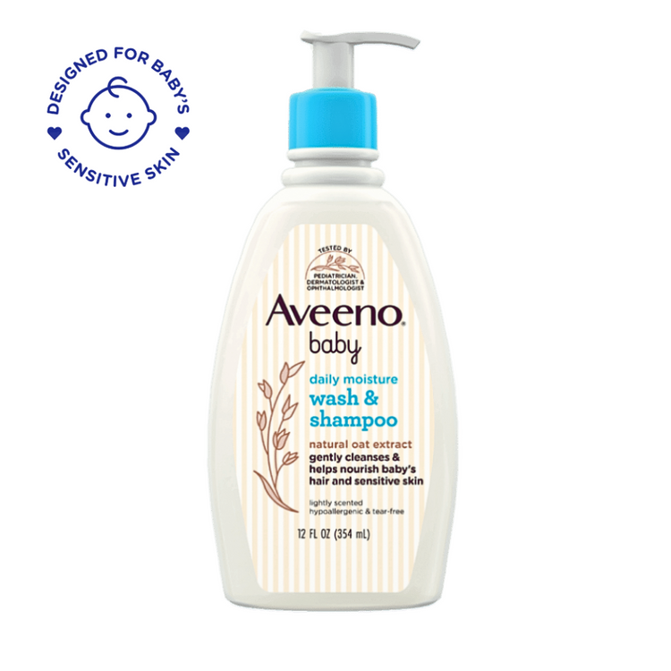 Aveeno Baby Wash & Shampoo (354ml)