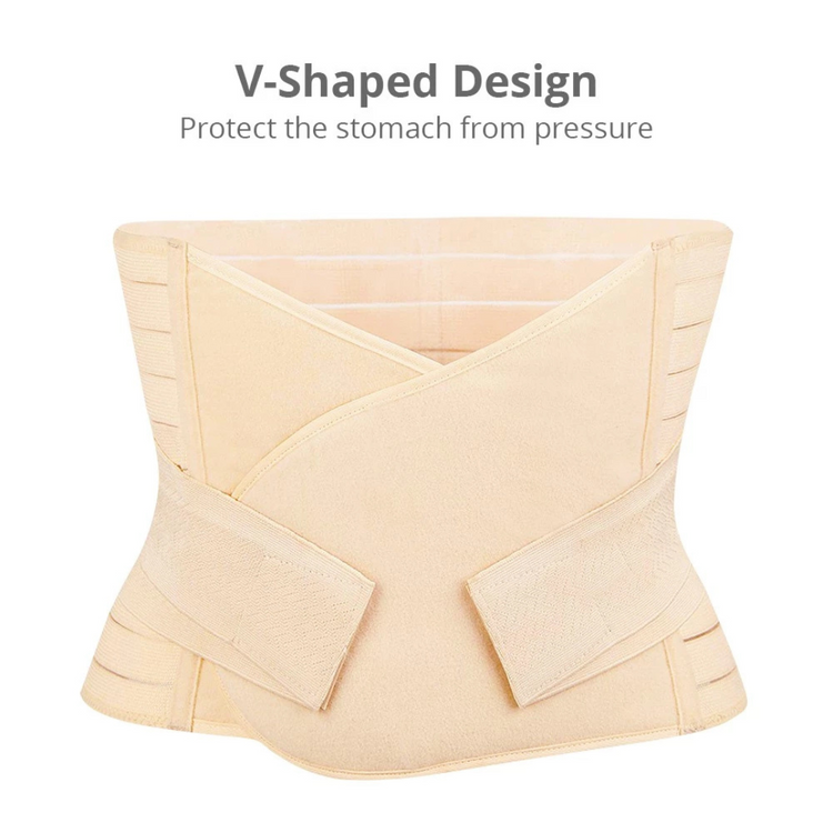 Shapee Belly Wrap Plus+ Beige (M-L/L-XL)