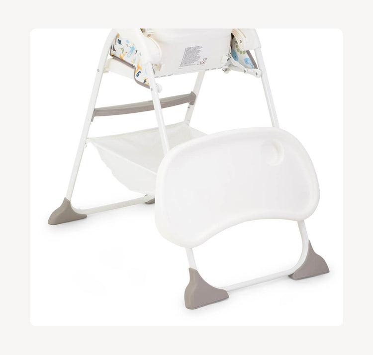 Joie Mimzy Snacker High Chair - Alphabet (6 months to 15 kg)