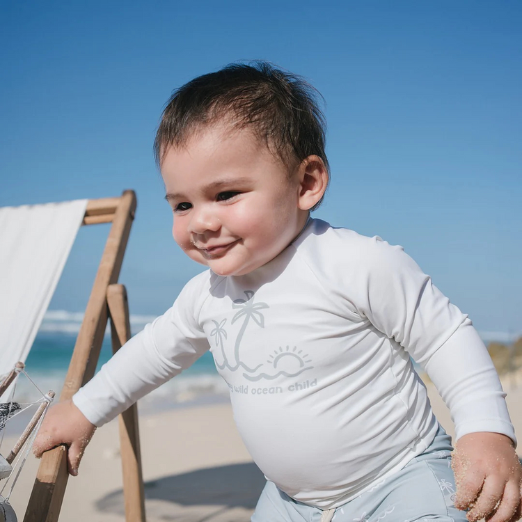 Joey & Mom UPF Protected Swimwear - Blue Breeze
