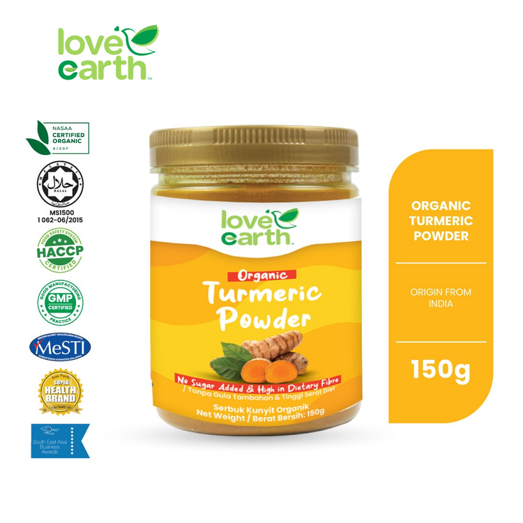Love Earth Organic Turmeric Powder (150g)