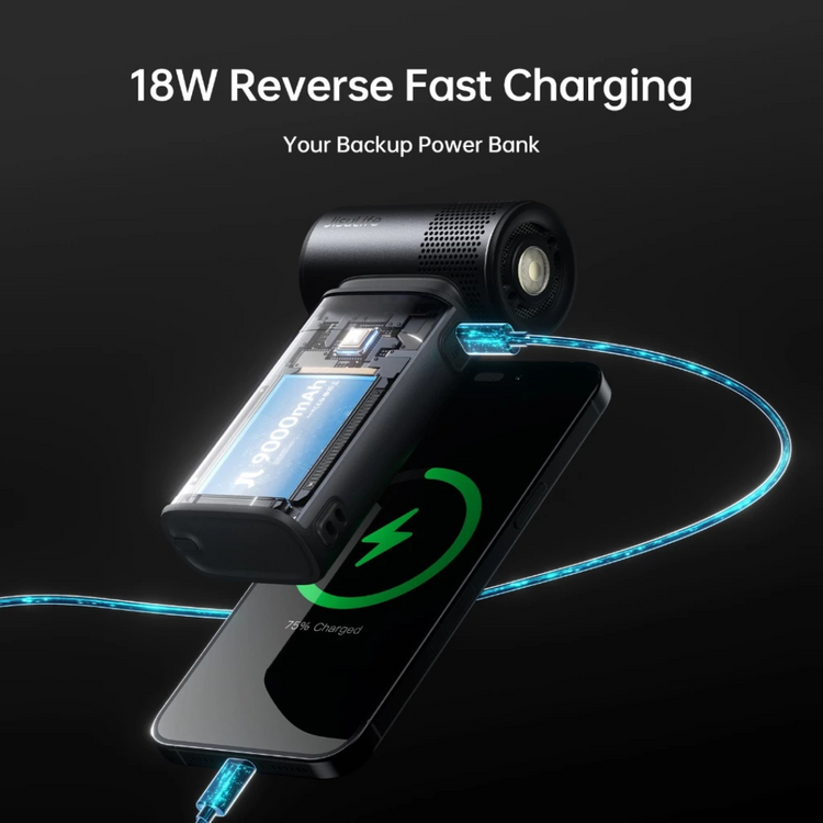 JisuLife Handheld Fan Ultra2 5 In 1 (9000mAh) 2025 Latest Model