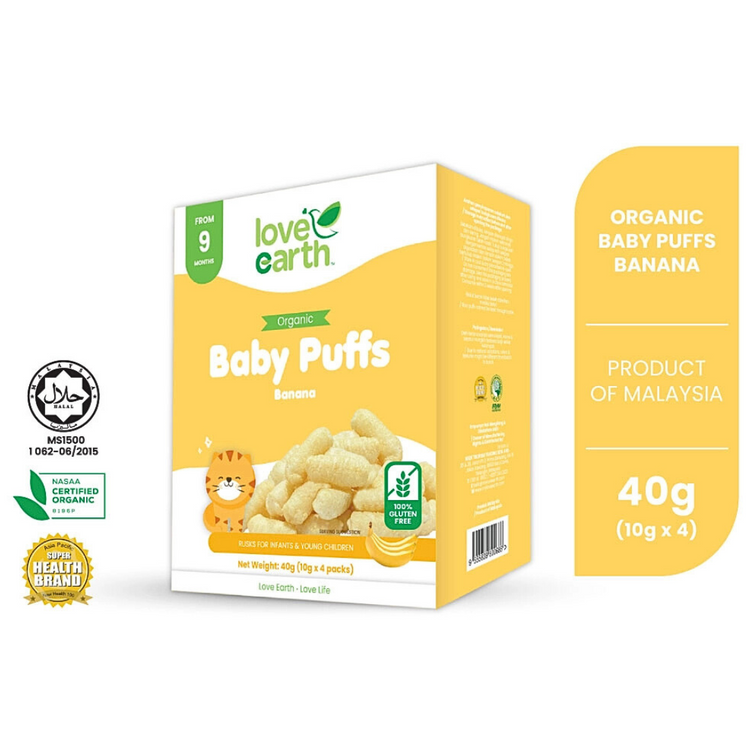 Love Earth Organic Baby Puff (10G X 4 Serving)