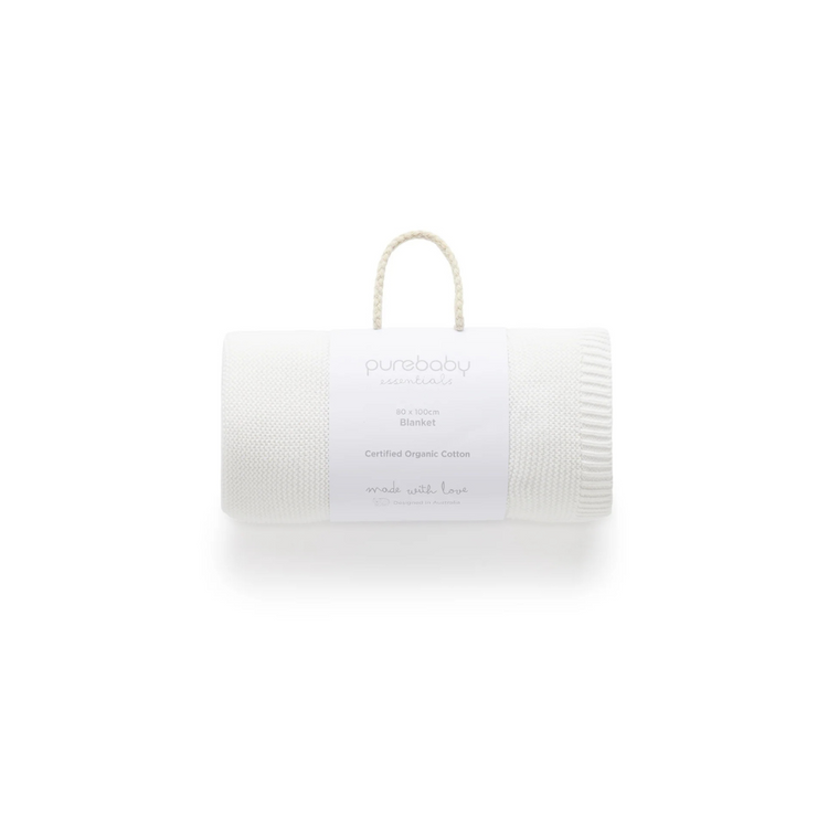 Purebaby Organic Textured Blanket