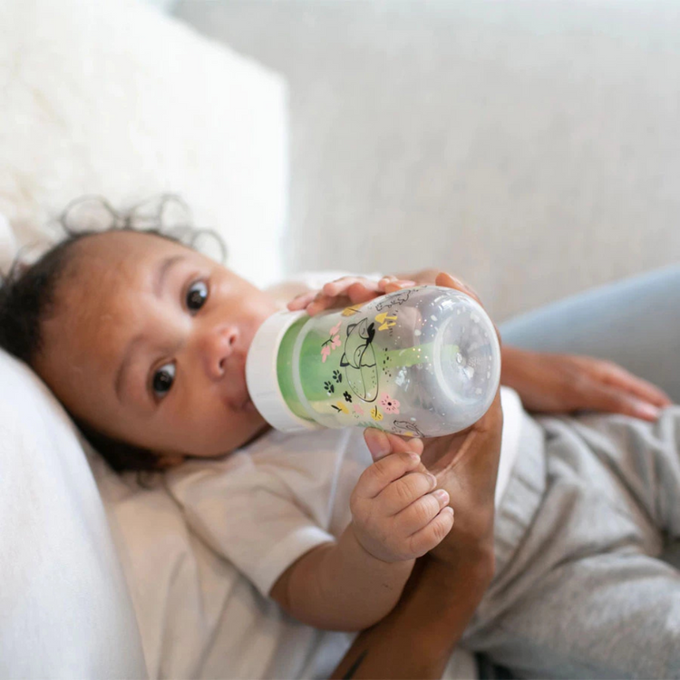 Dr Brown's Options+ PP Wide-Neck Bottle with Level 1 Teat (150mL)(2-Pack)
