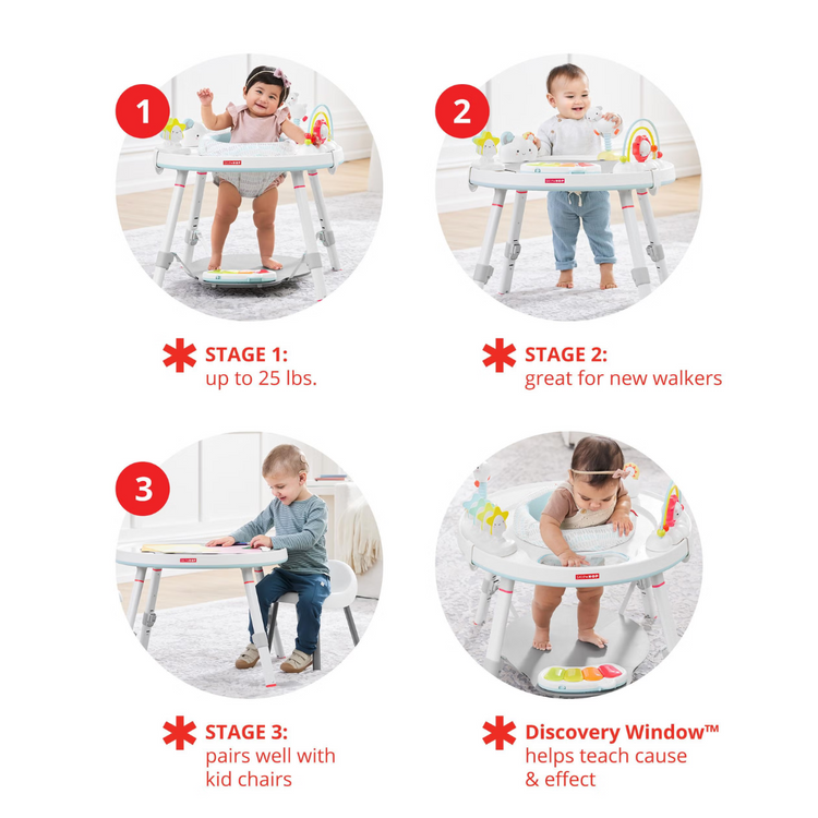 Skip Hop Silver Lining Cloud Baby's View 3-Stage Activity Center (4m+)
