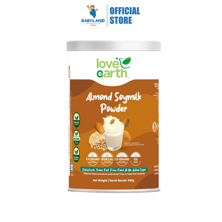 Love Earth Almond Soymilk Powder 500g