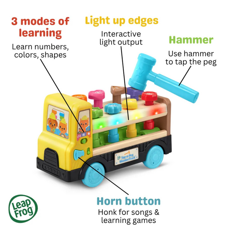 LeapFrog Tap-a-Peg Wooden Truck (2Y+)