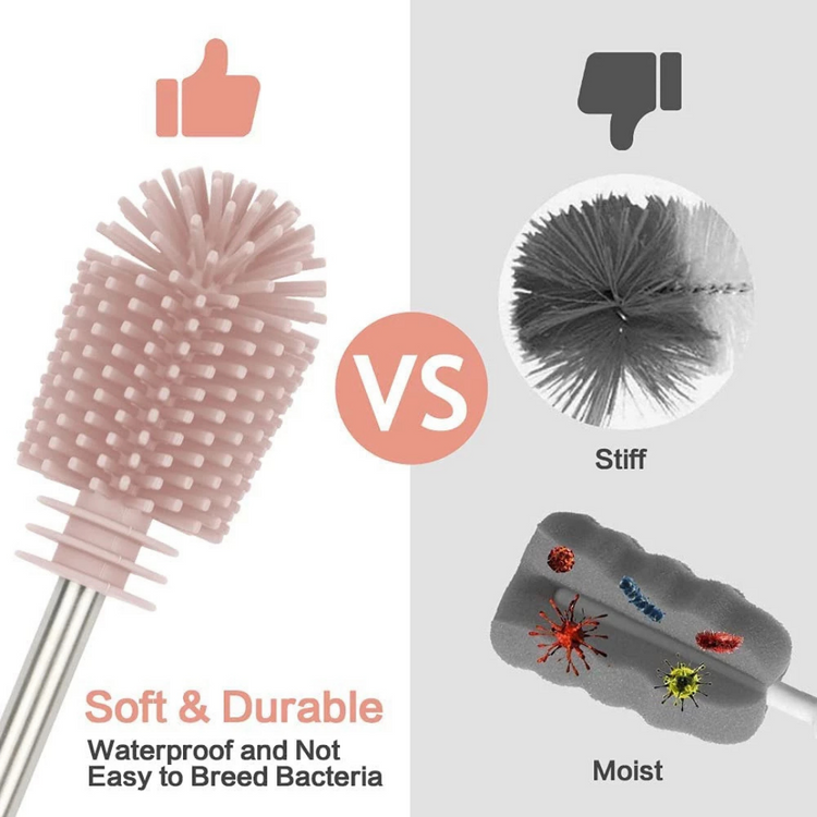 Haakaa Double-Ended Silicone Cleaning Brush