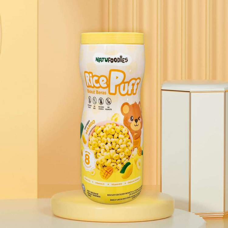 Natufoodies Organic Rice Puffs (6m+) (8m+)