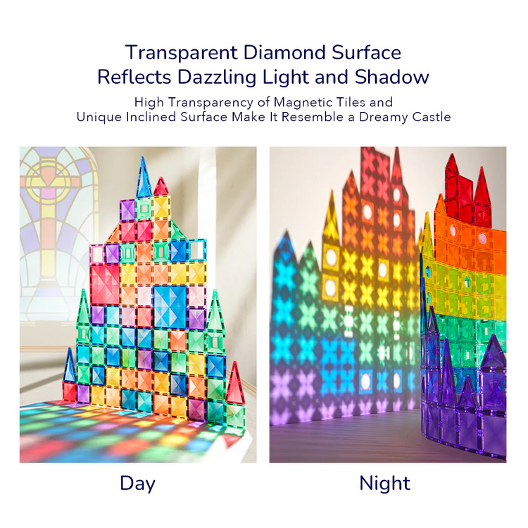 Mideer Distinctive Magnetic Tiles - 100PCS (3Y+)