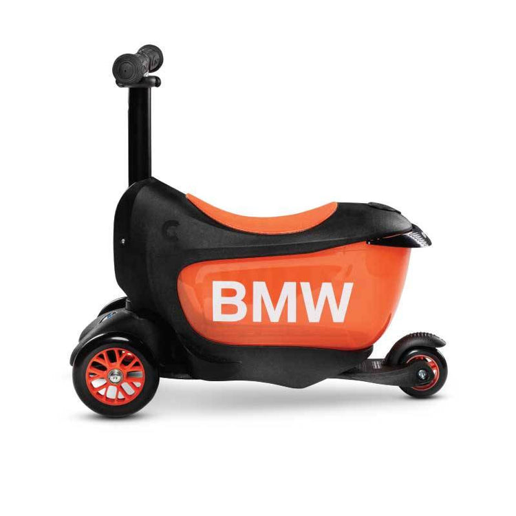 Micro BMW Mini2Go Kids Scooter - Black/Orange (3-5yrs)
