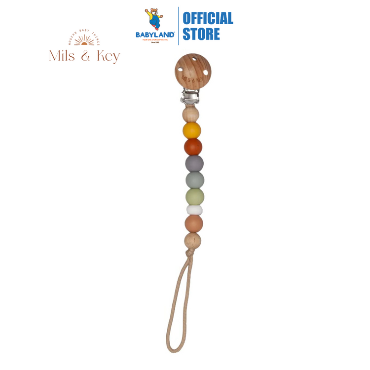 Mils and Key Tara Pacifier Clips - Multiple Color (0m+)