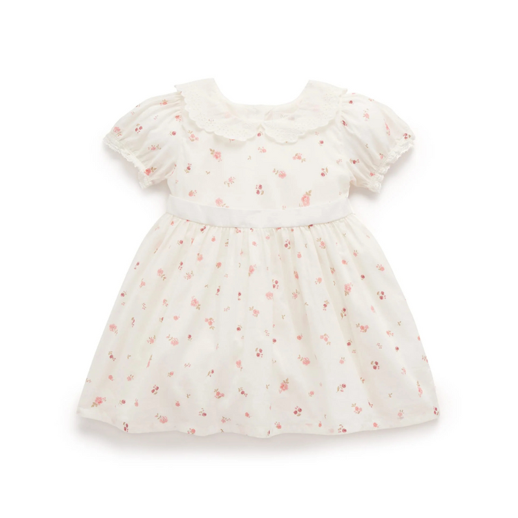 Purebaby Organic Rosebud Print Dress