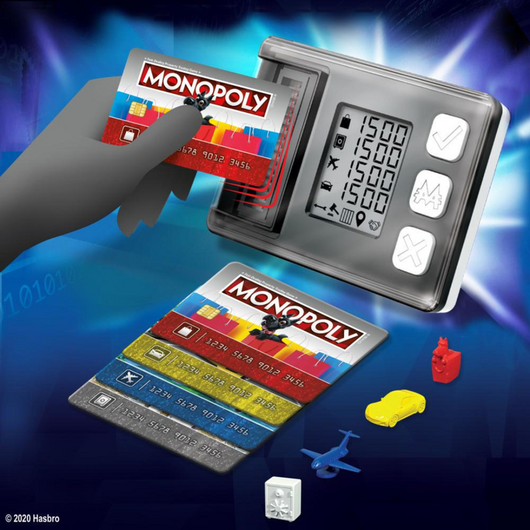 Monopoly Super Electronic Banking Family Board Game with Electronic Banking Unit (8Y+)