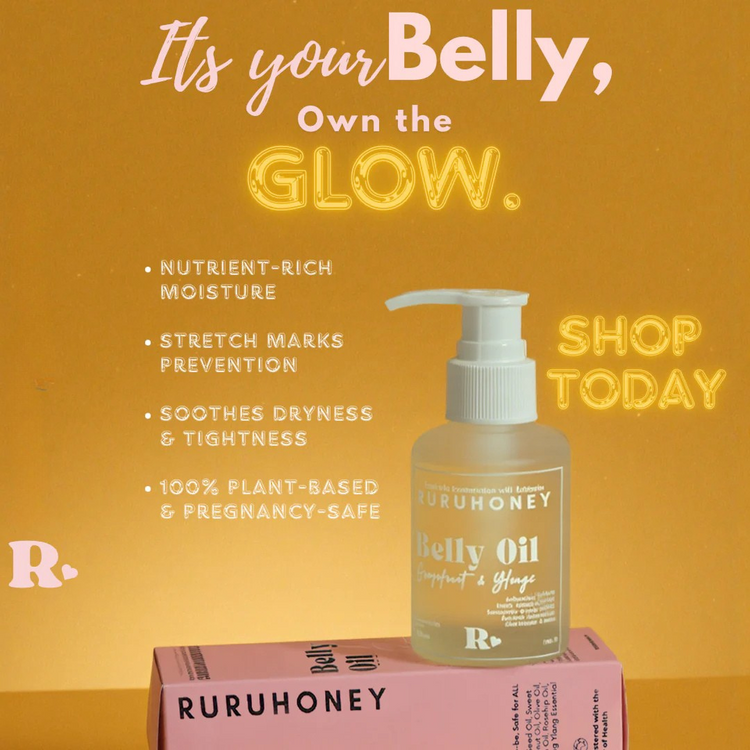 RuruHoney Belly Oil 50ml (KKM Notified, 100% Natural)