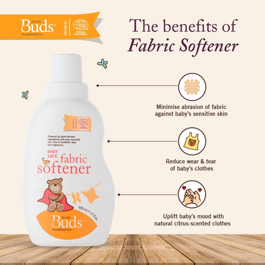 Buds BHE Baby Safe Fabric Softener 600ml
