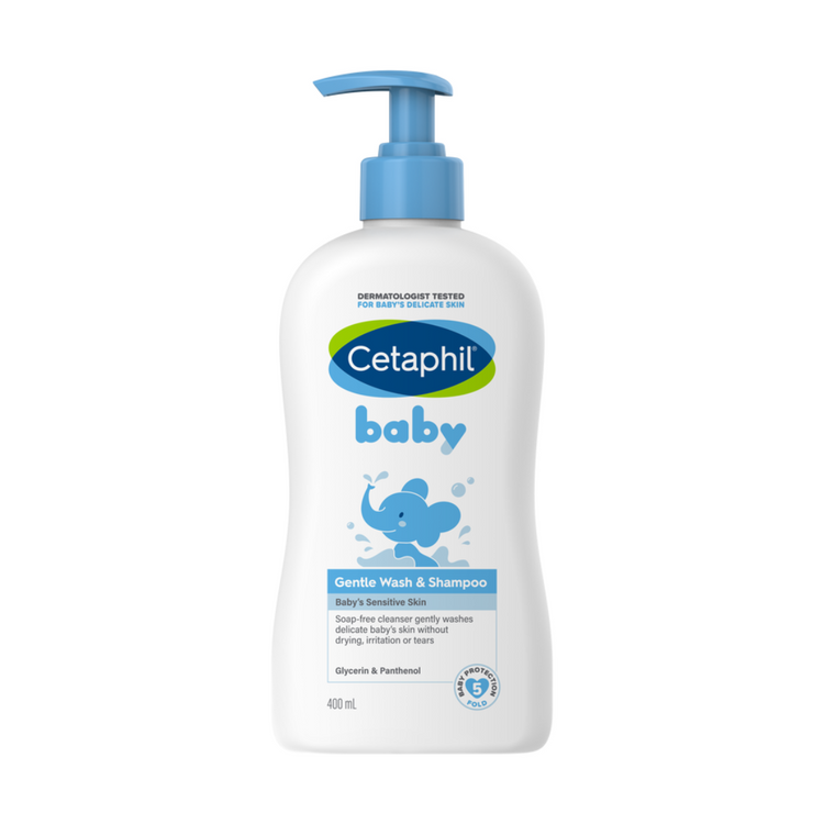 Cetaphil Baby Gentle Wash & Shampoo For Baby Delicate Skin (400ml)