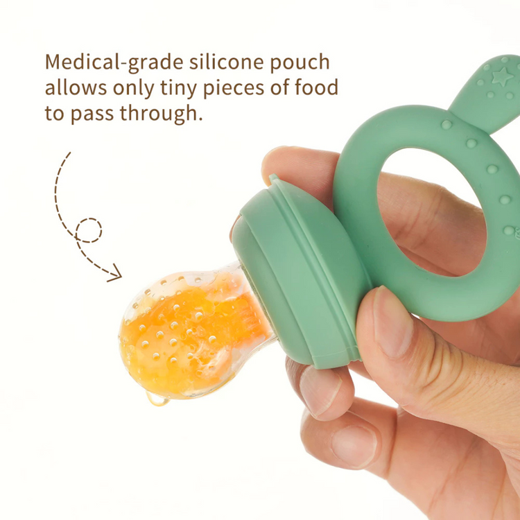 Haakaa Freeze-N-Feed Mini Combo - Silicone Feeder + Mini Tray