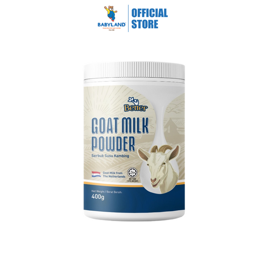 (HALAL) Better Premium Goat Milk Powder 400g. Boosting Energy Level, Focus and Memory.